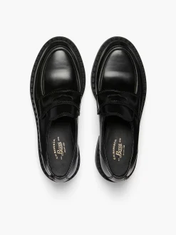 G.H.BASS Albany Ii Saddle Loafers Black Cheap