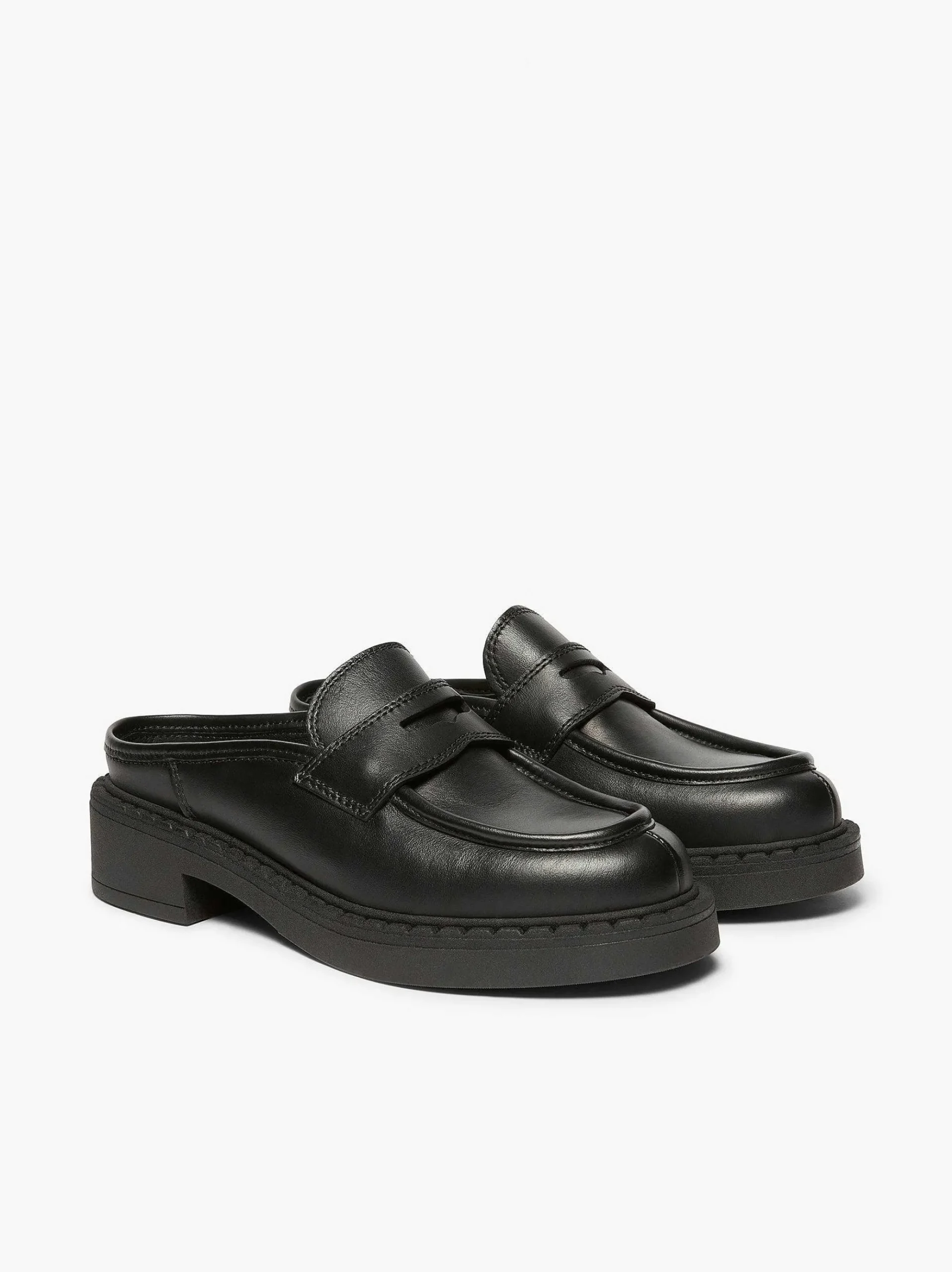 G.H.BASS Albany Ii Saddle Slides Black Sale