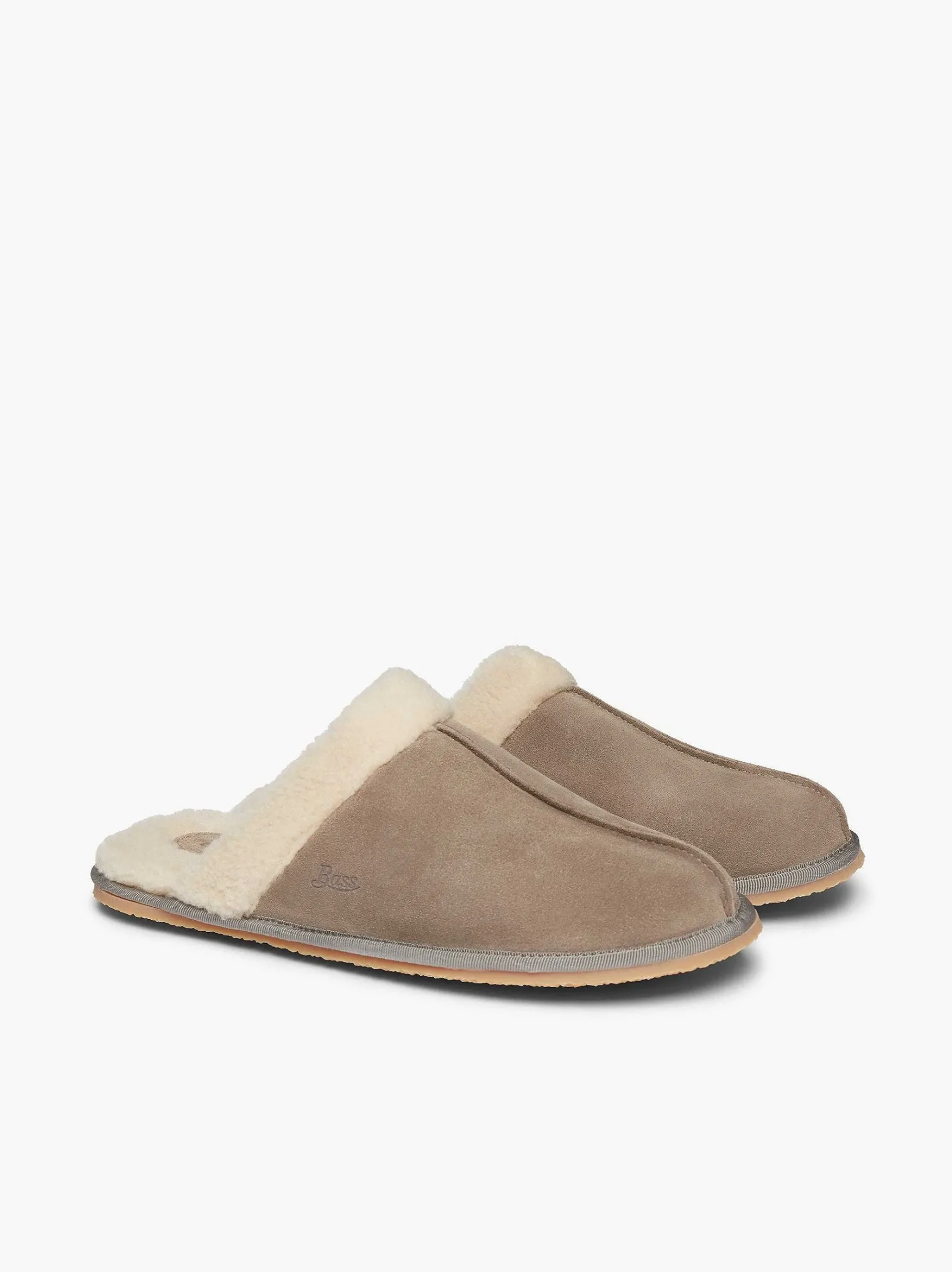 G.H.BASS Aspen Mule Slippers Light Grey Hot