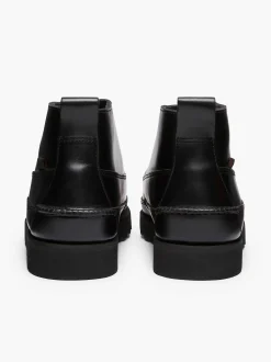 G.H.BASS Camp Moc Iii Ranger Boots Black Fashion