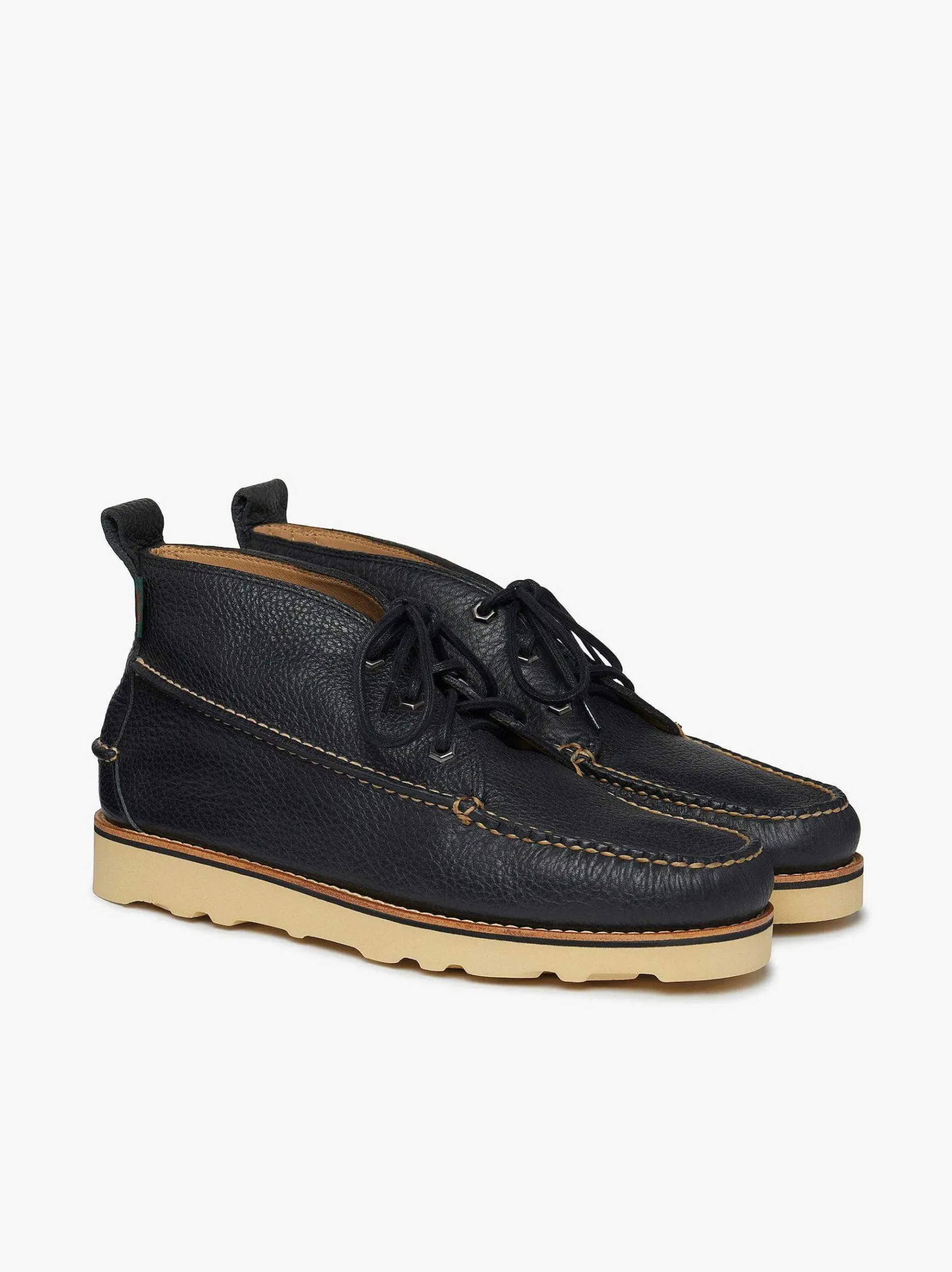 G.H.BASS Camp Moc Ranger Boots Black Sale