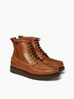 G.H.BASS Camp Moc Ranger Hi Boots Mid Brown Cheap