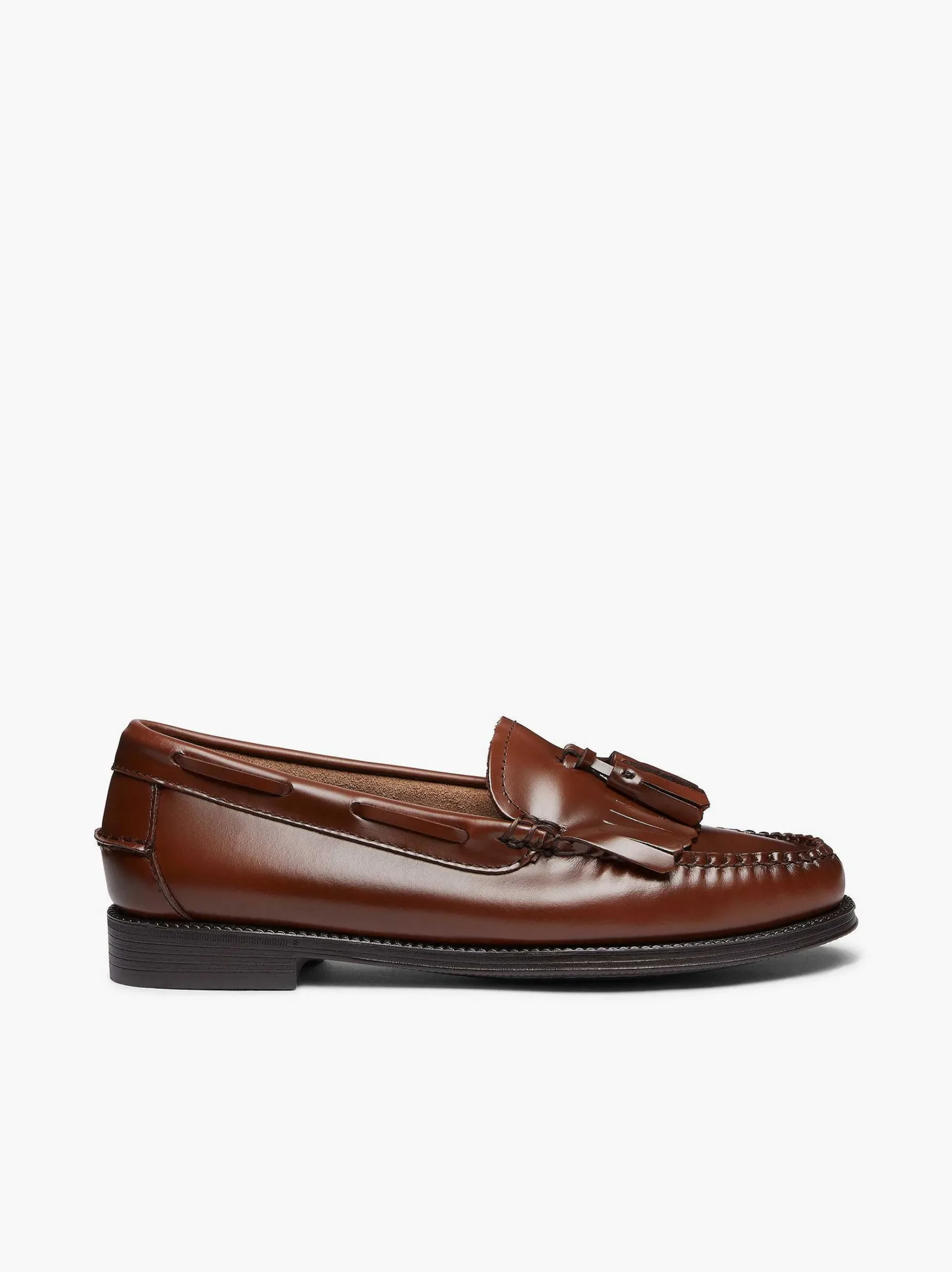 G.H.BASS Easy Weejuns Esther Kiltie Tassel Loafers Cognac Outlet