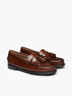 G.H.BASS Easy Weejuns Esther Kiltie Tassel Loafers Cognac Outlet