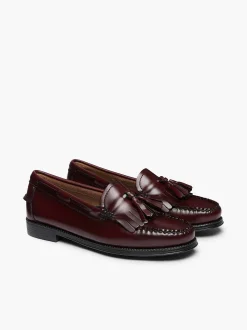 G.H.BASS Easy Weejuns Esther Kiltie Tassel Loafers Wine Cheap