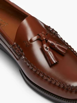 G.H.BASS Easy Weejuns Larkin Tassel Loafers Brown Discount