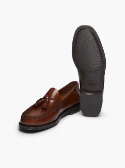 G.H.BASS Easy Weejuns Larkin Tassel Loafers Brown Discount