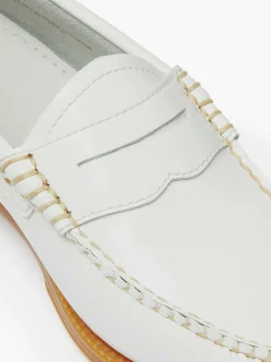 G.H.BASS Easy Weejuns Penny Loafers White Cheap
