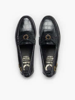 G.H.BASS Fred Perry X Amy Winehouse Weejuns Penny Black Hot