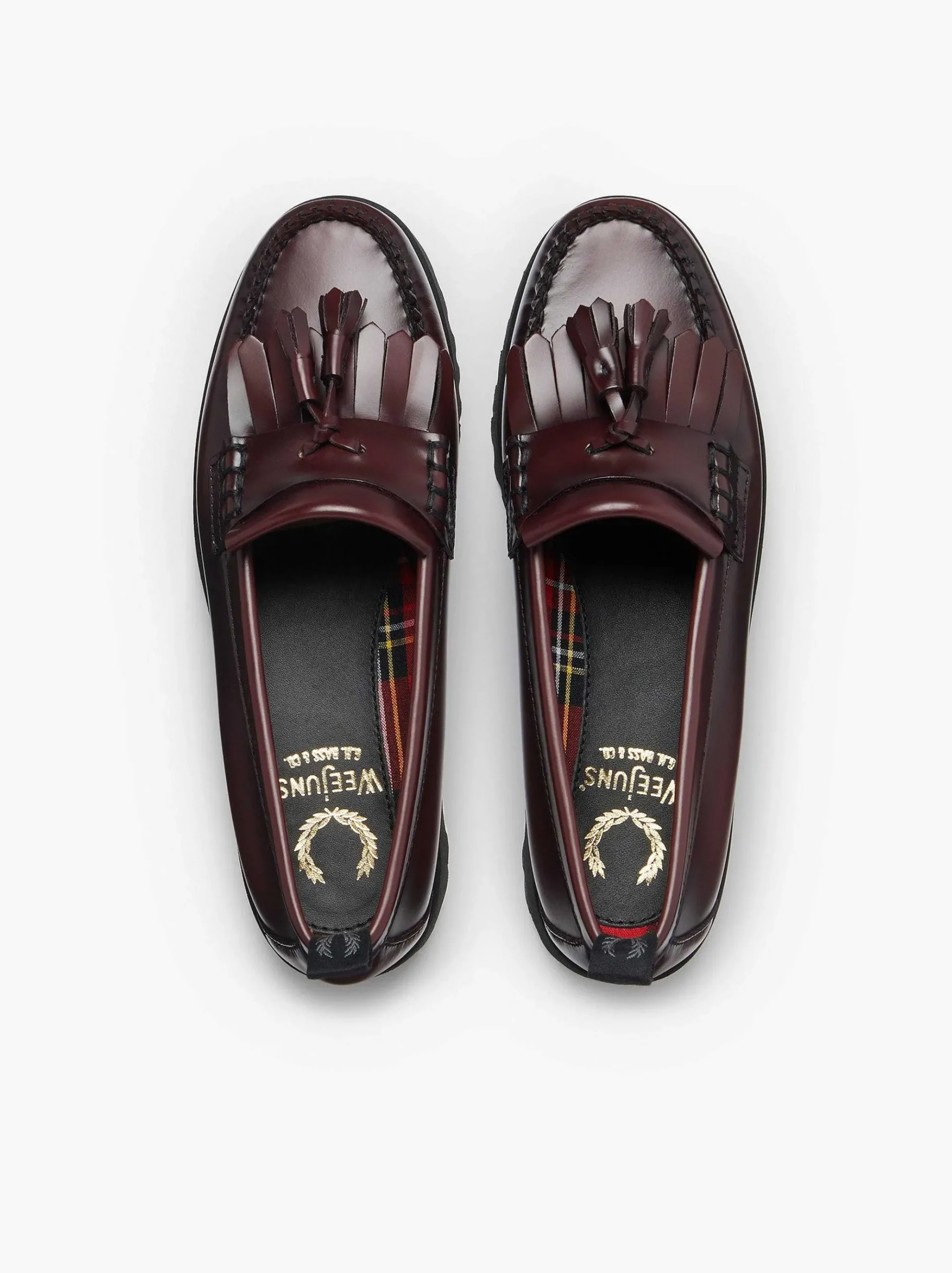 G.H.BASS G.H Bass X Fred Perry Weejuns 90S Kiltie Wine Best