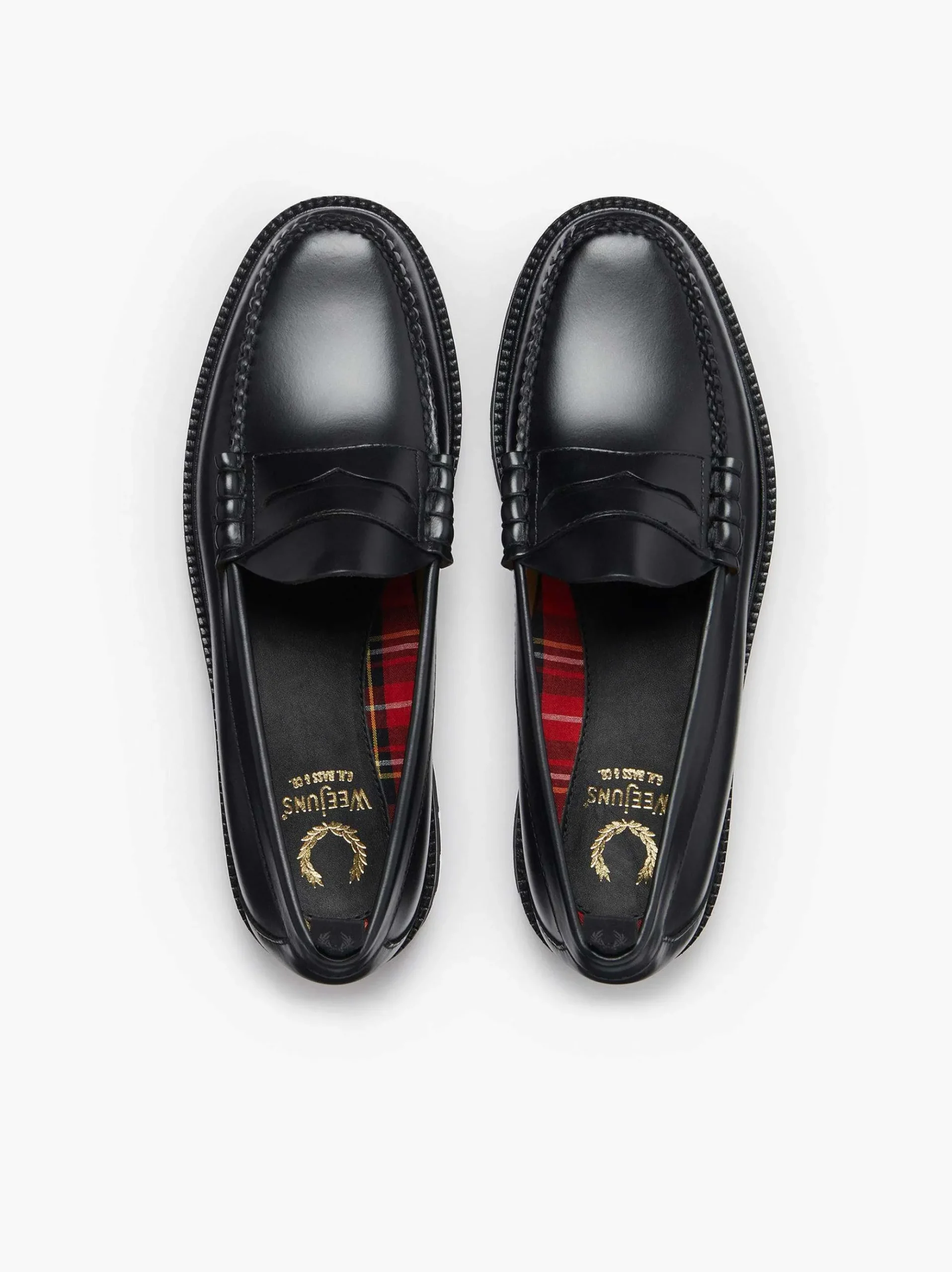 G.H.BASS G.H. Bass X Fred Perry Weejuns 90S Larson Penny Black Shop
