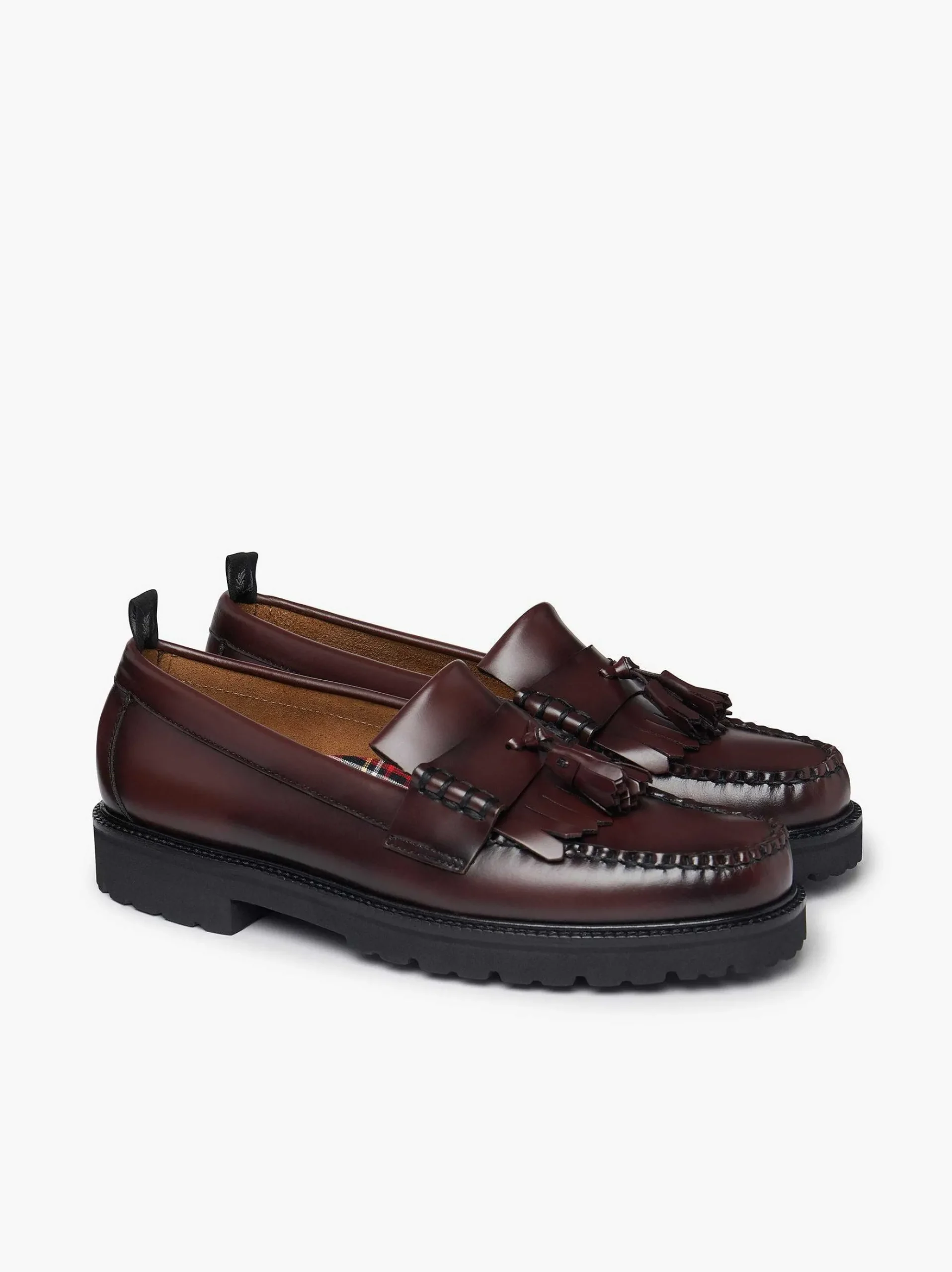 G.H.BASS X Fred Perry Weejuns 90S Layton Tassel Loafers Wine Cheap