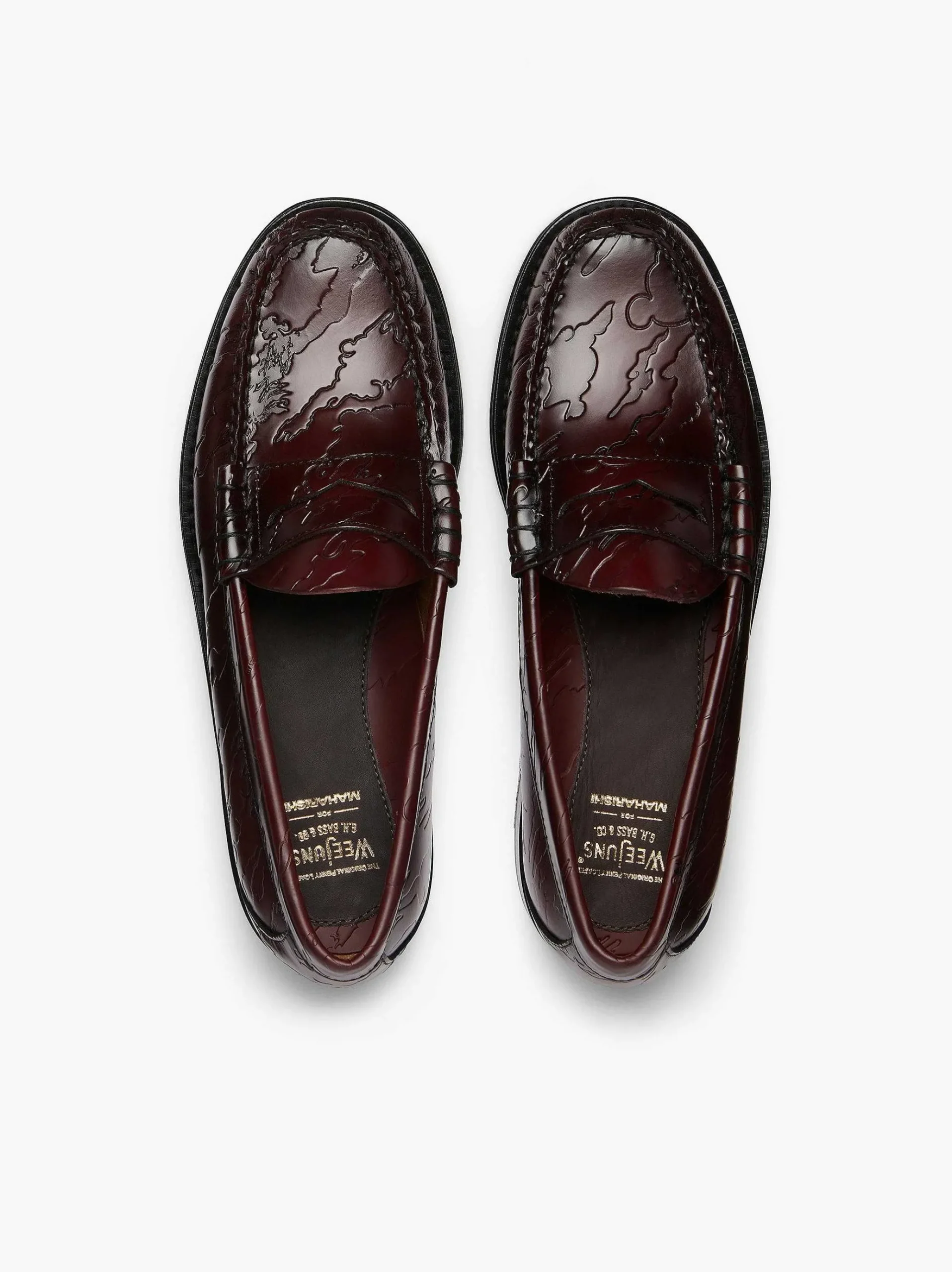G.H.BASS X Maharishi Larson Penny Loafers Wine Store