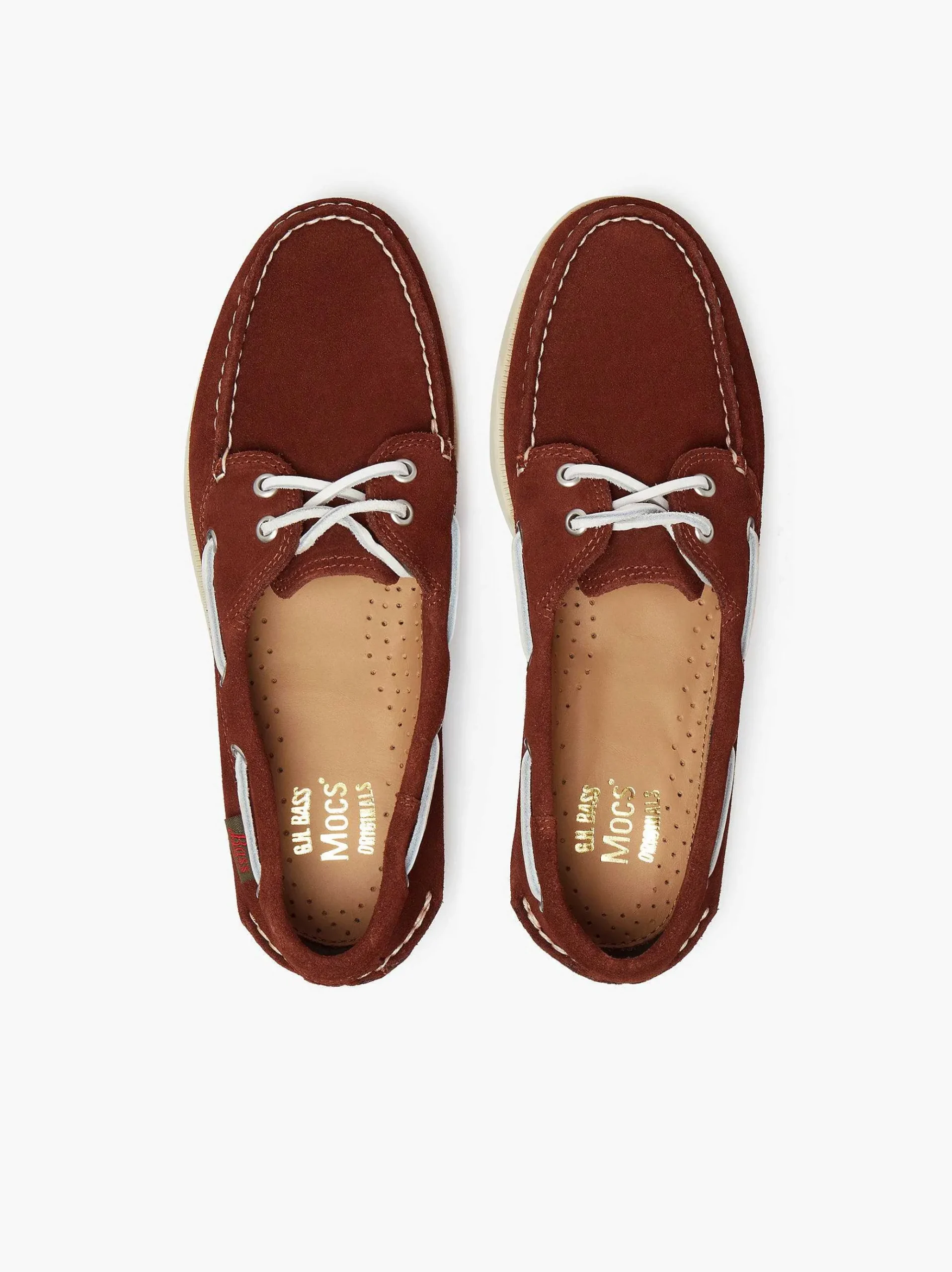 G.H.BASS Jetty Iii 2 Eye Boat Shoes Mid Brown Best Sale