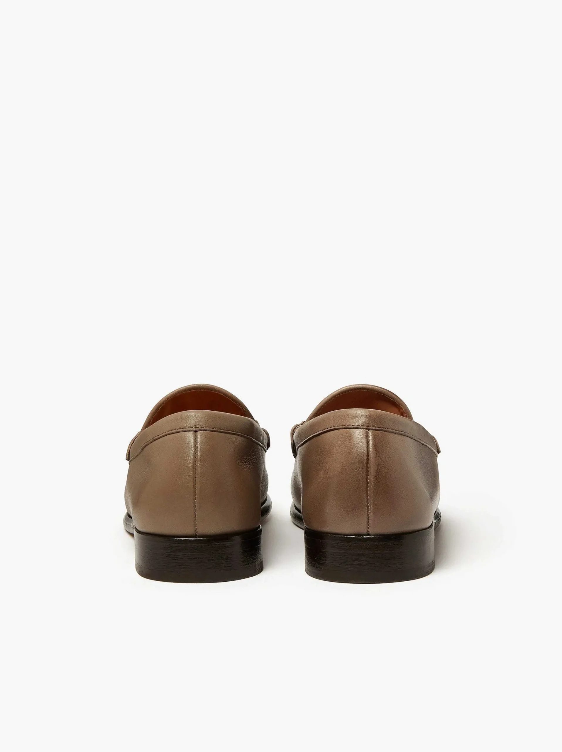 G.H.BASS Panama Lianna Saddle Bar Loafers Taupe Best