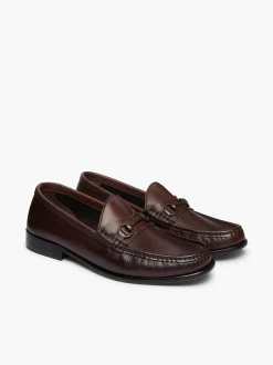 G.H.BASS Panama Lincoln Saddle Bar Loafers Brown Shop