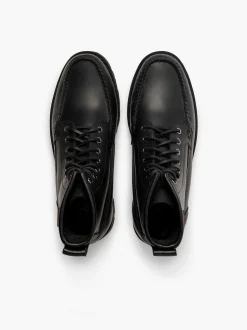 G.H.BASS Ranger Moc Harris Boots Black Shop