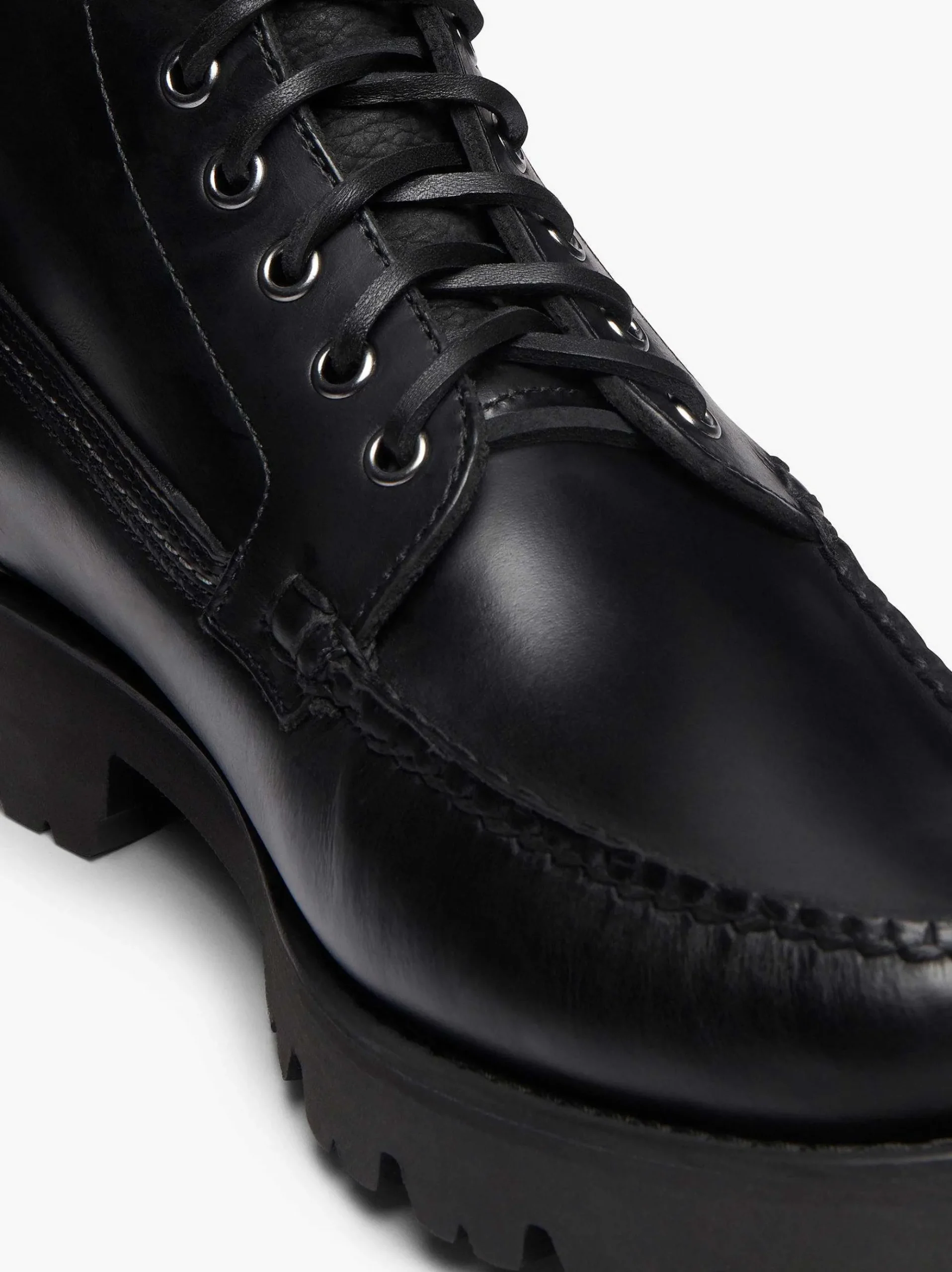 G.H.BASS Ranger Moc Harris Boots Black Shop