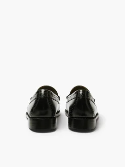 G.H.BASS Weejuns Estelle Brogue Tassel Loafers Black New