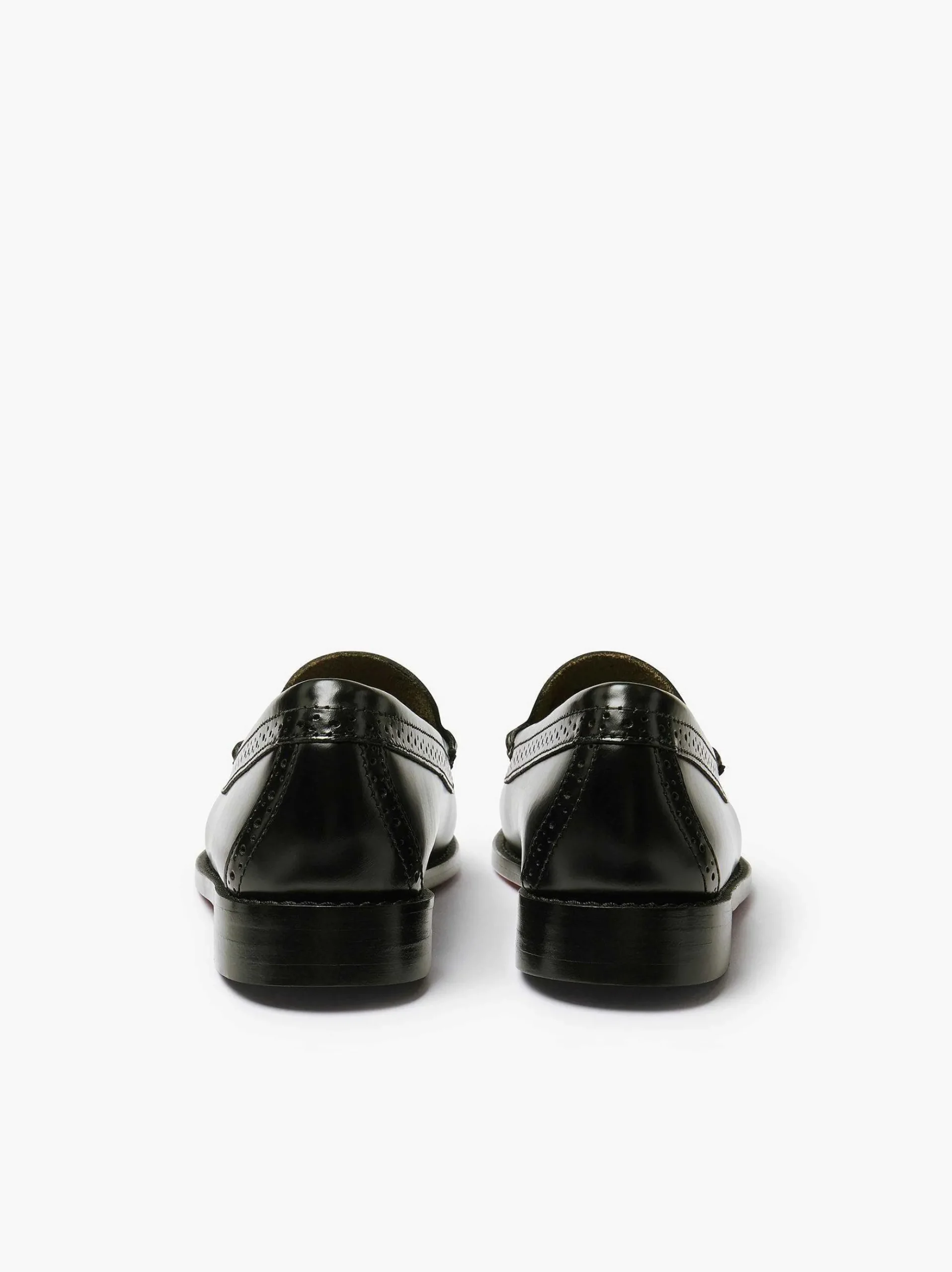 G.H.BASS Weejuns Estelle Brogue Tassel Loafers Black New
