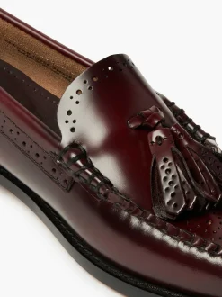 G.H.BASS Weejuns Estelle Brogue Tassel Loafers Wine Shop