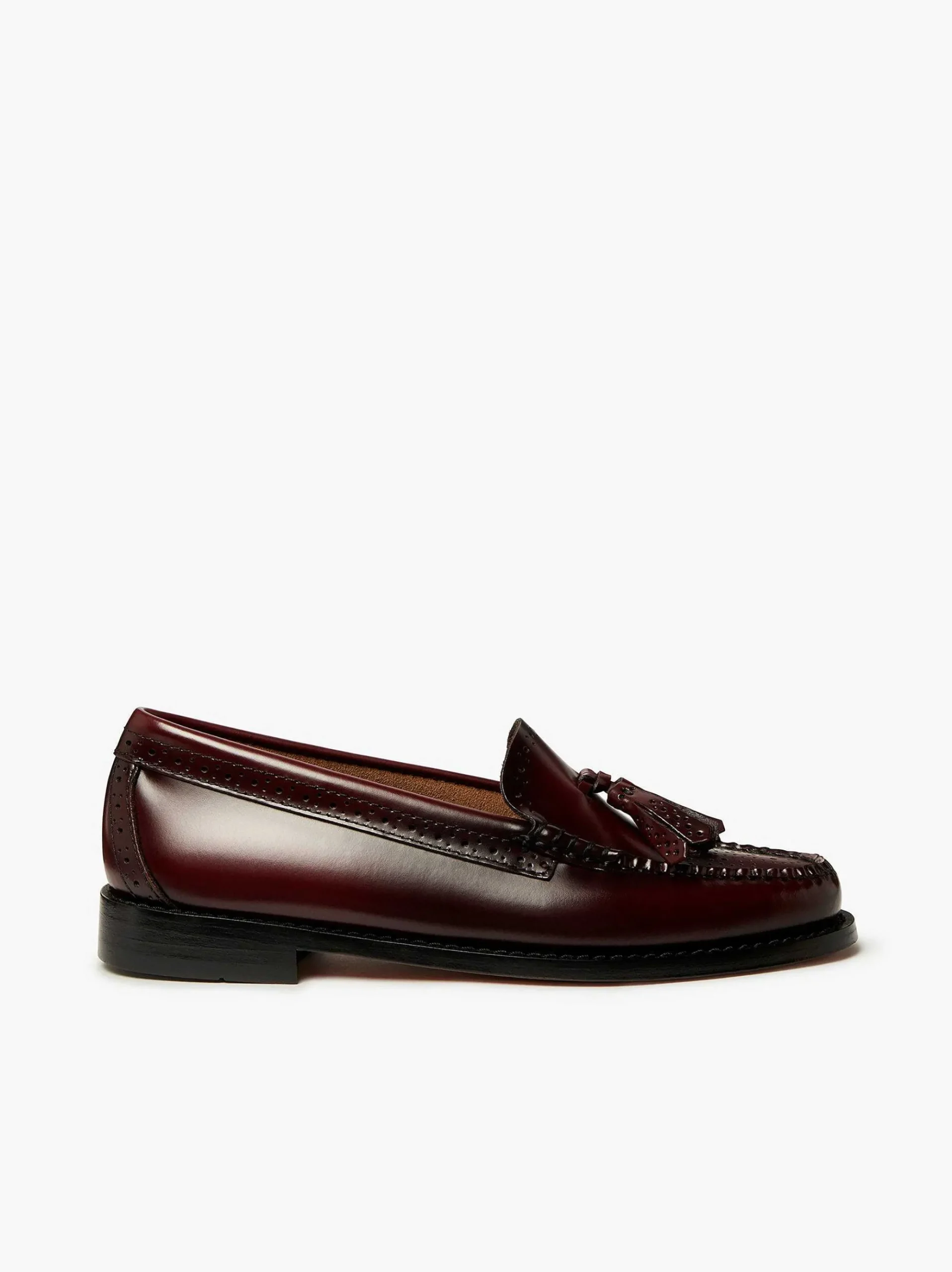 G.H.BASS Weejuns Estelle Brogue Tassel Loafers Wine Shop