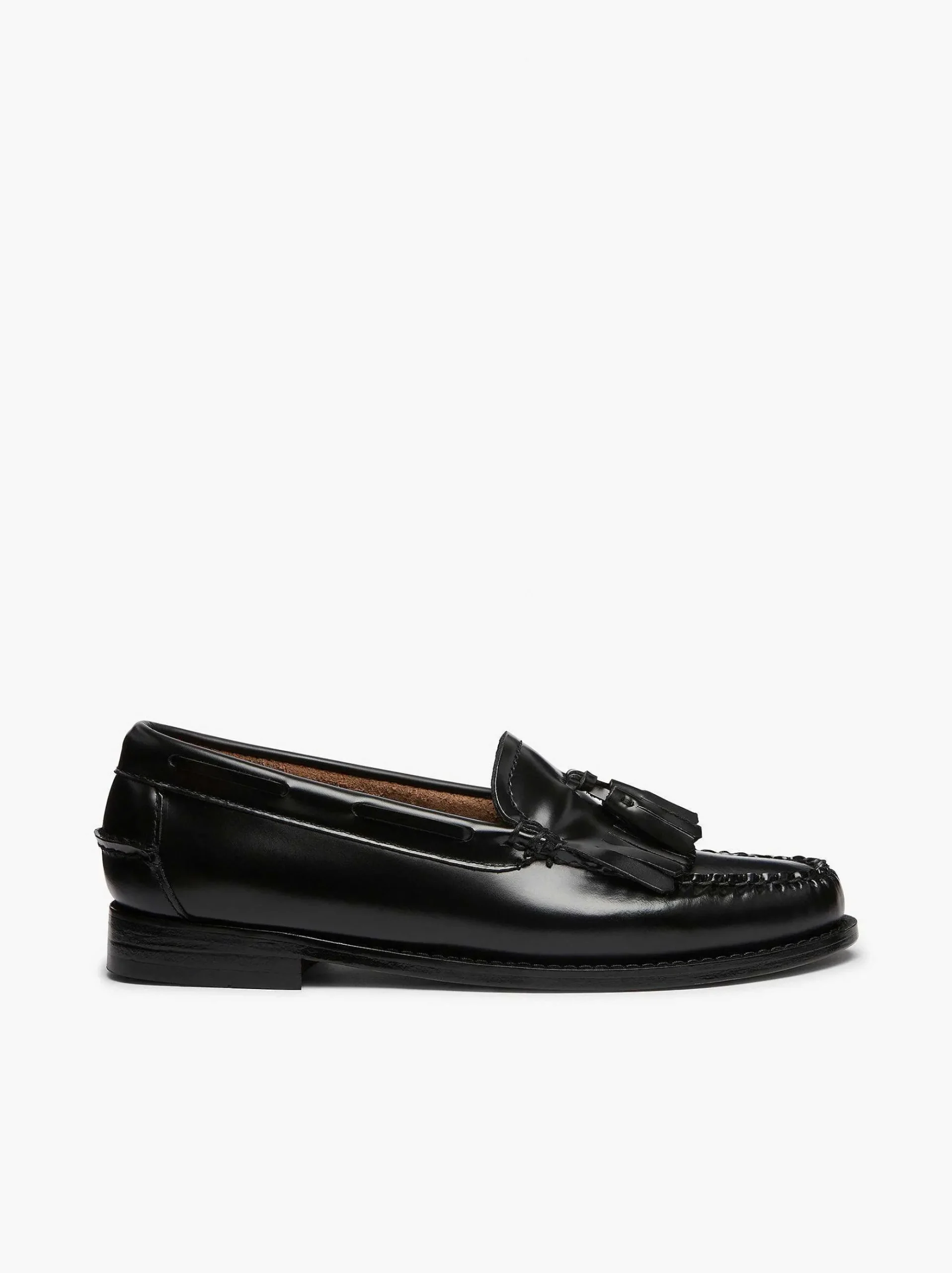G.H.BASS Weejuns Esther Kiltie Tassel Loafers Black Cheap
