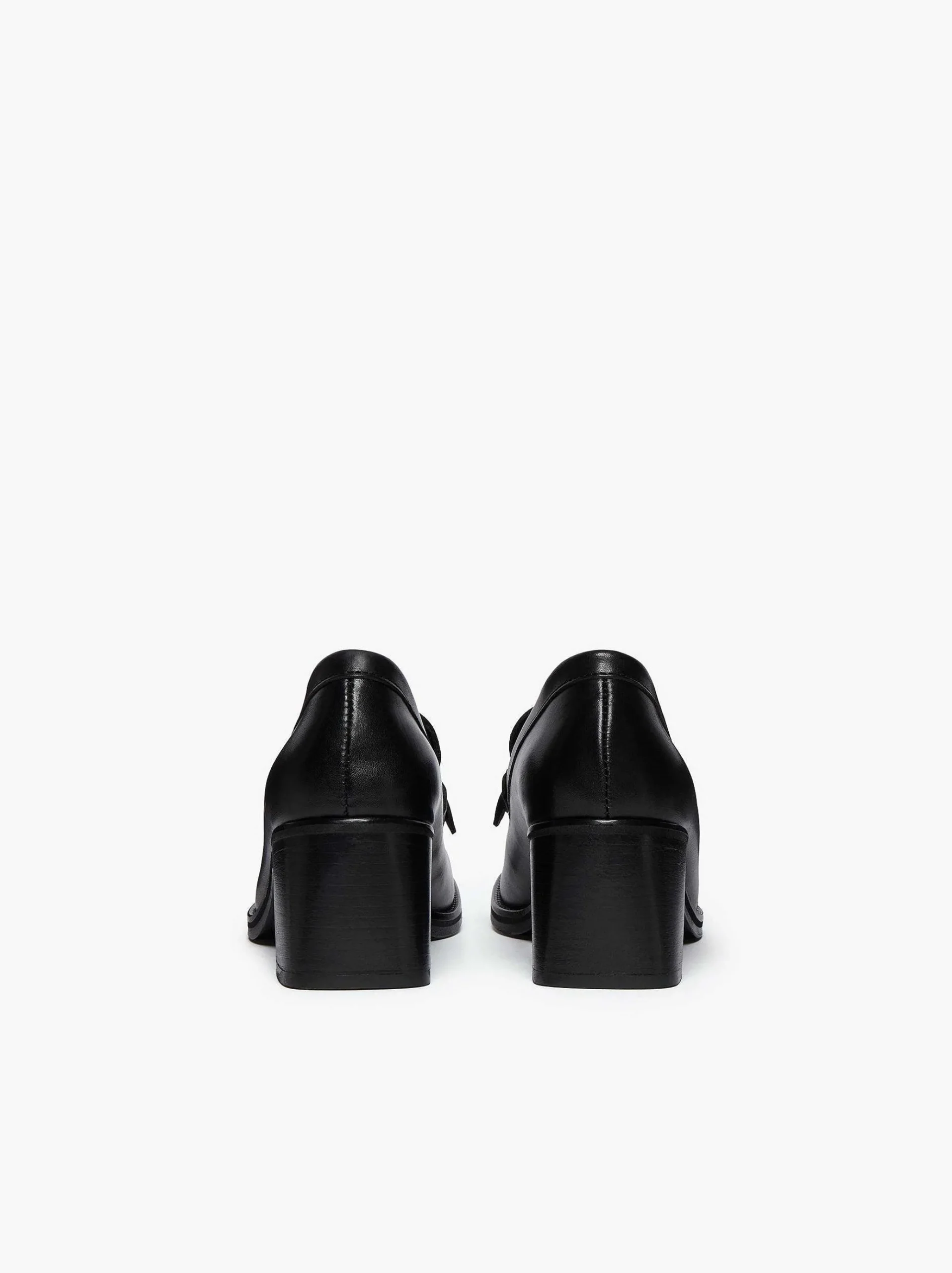 G.H.BASS Weejuns Kiltie Tassel Heels Black Shop