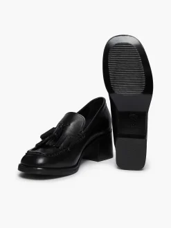 G.H.BASS Weejuns Kiltie Tassel Heels Black Shop