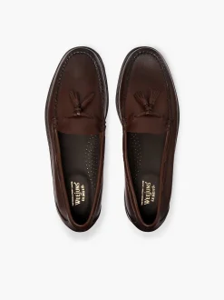 G.H.BASS Weejuns Larkin Tassel Loafers Chocolate Outlet