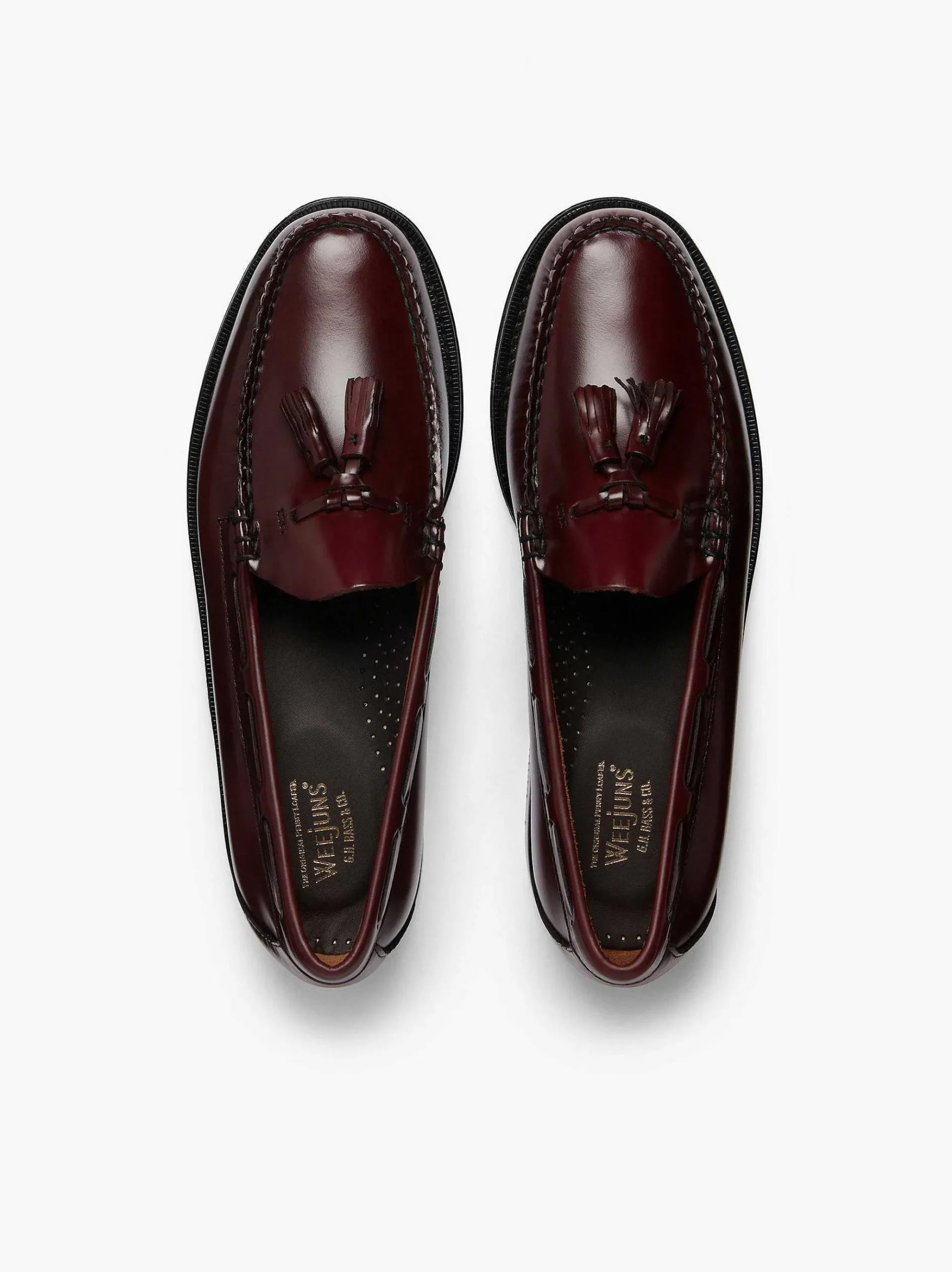 G.H.BASS Weejuns Larkin Tassel Loafers Wine Best