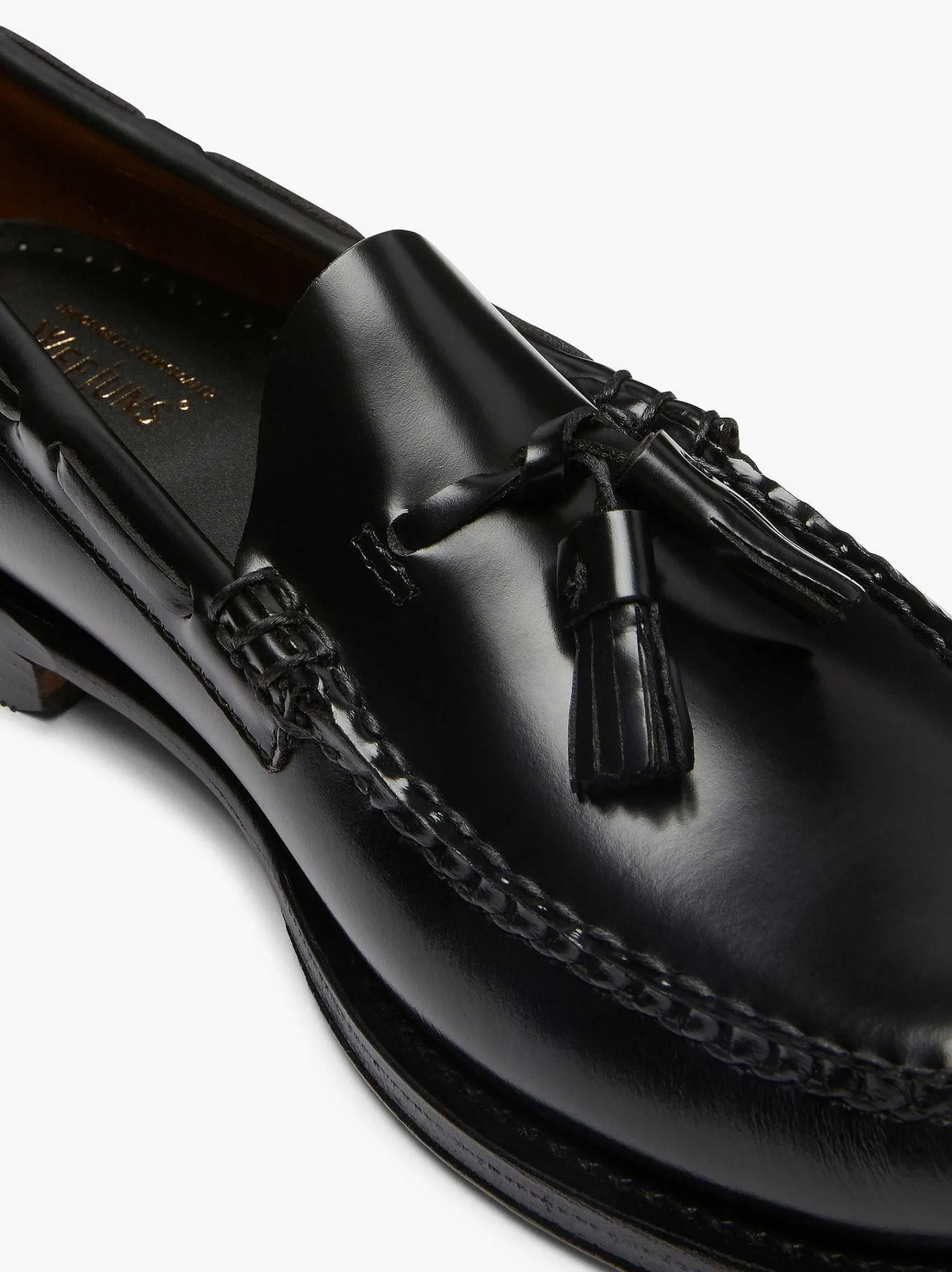 G.H.BASS Weejuns Larkin Tassel Loafers Black Fashion