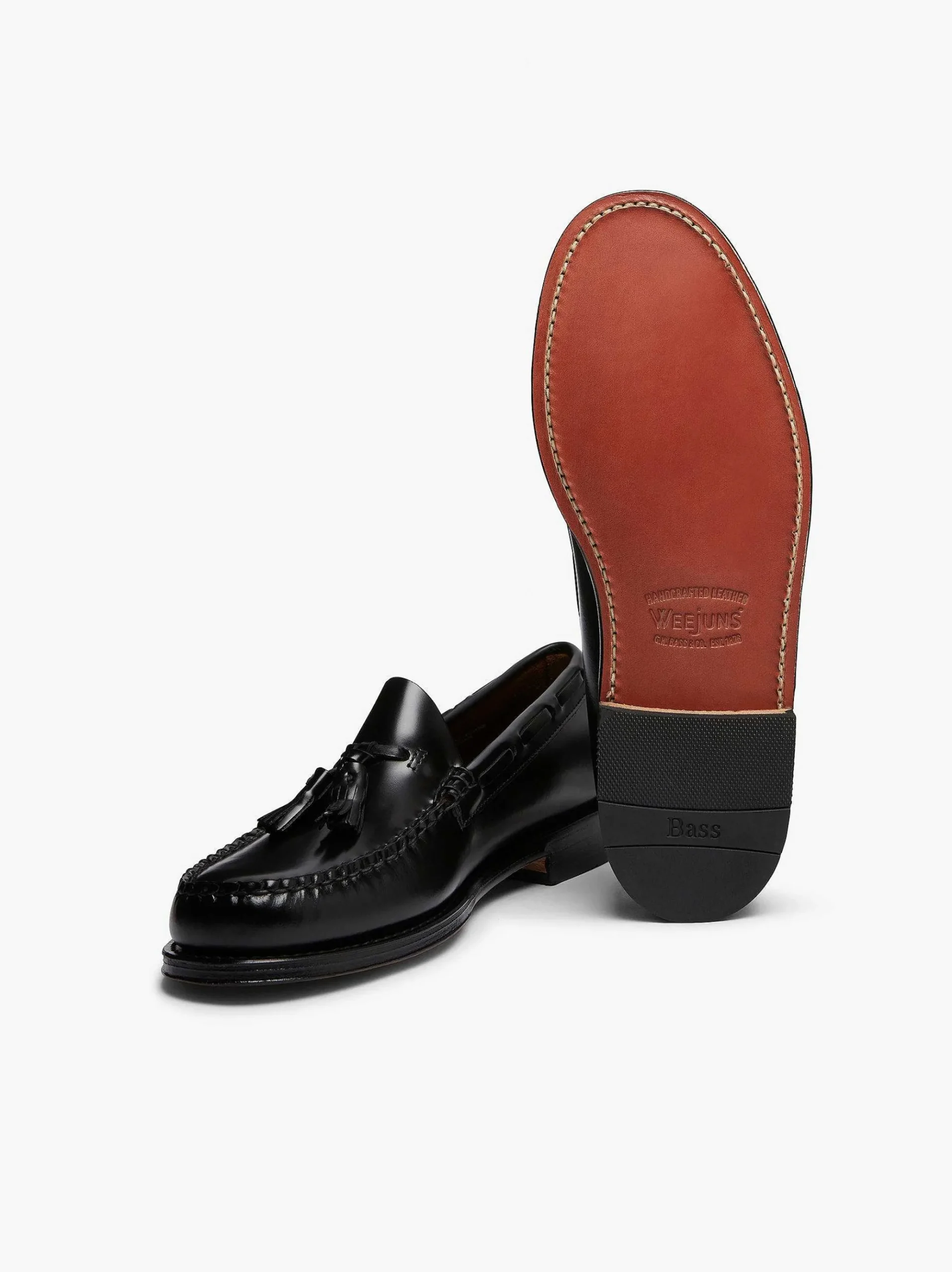 G.H.BASS Weejuns Larkin Tassel Loafers Black Fashion