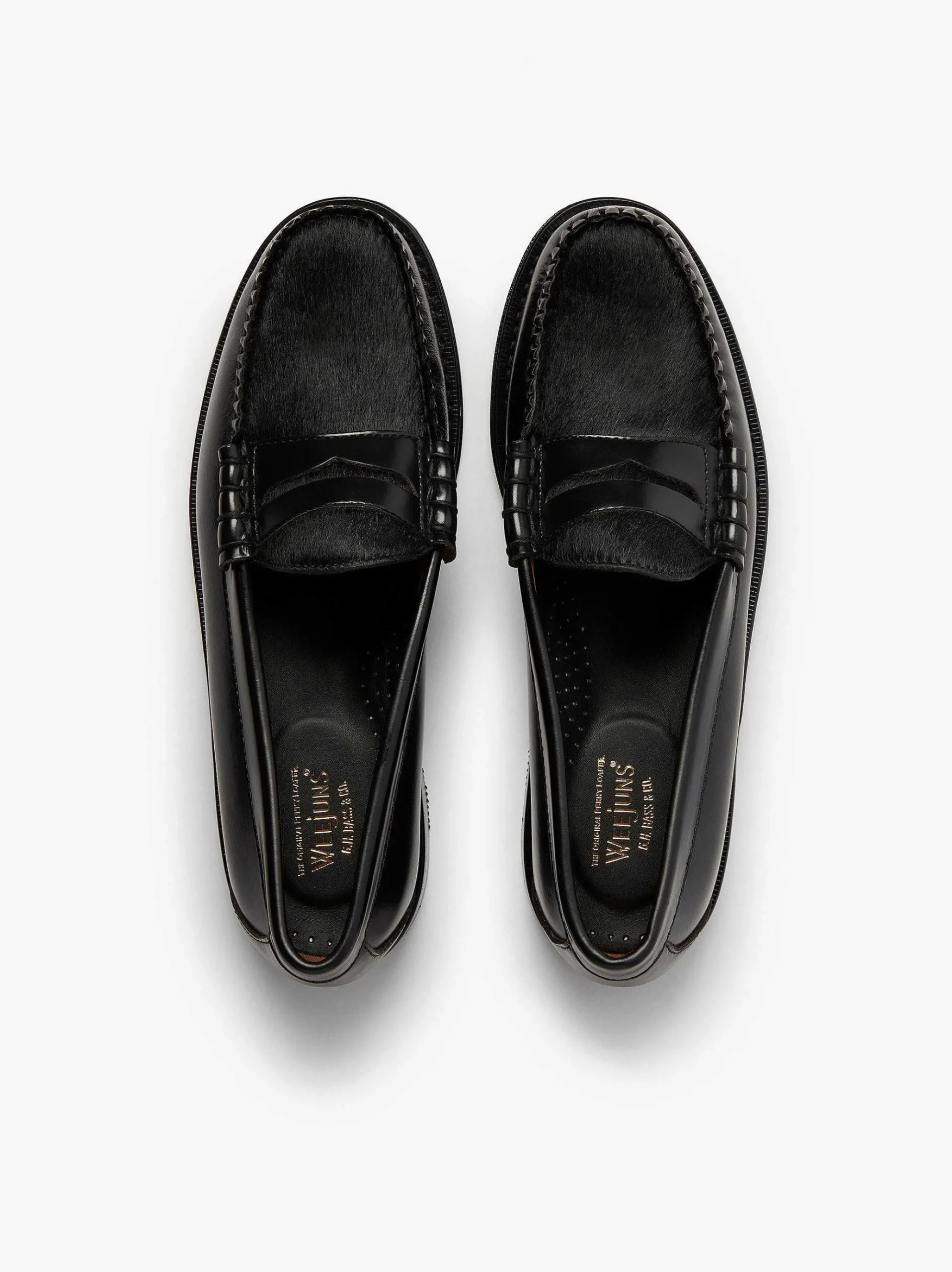G.H.BASS Weejuns Larson Penny Loafers Black Sale