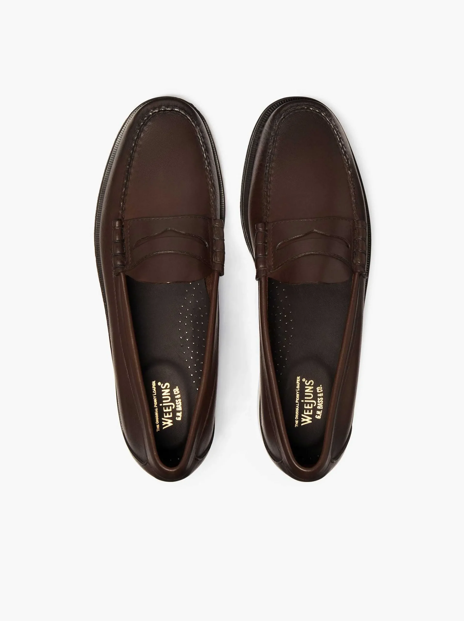 G.H.BASS Weejuns Larson Penny Loafers Chocolate Sale