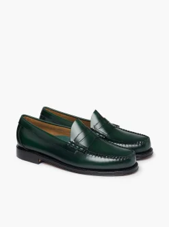 G.H.BASS Weejuns Larson Penny Loafers Green Flash Sale