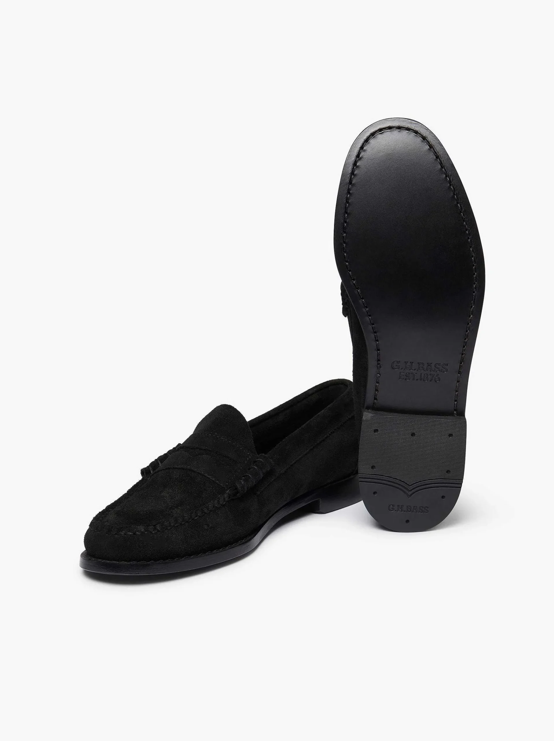 G.H.BASS Weejuns Larson Penny Loafers Black Outlet