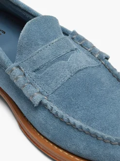 G.H.BASS Weejuns Larson Penny Loafers Slate Blue Fashion