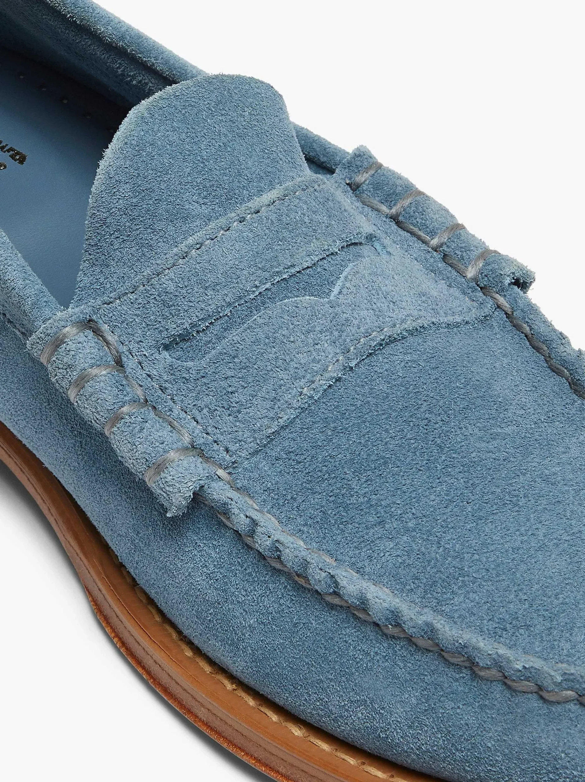 G.H.BASS Weejuns Larson Penny Loafers Slate Blue Fashion