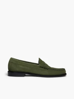 G.H.BASS Weejuns Larson Penny Loafers Dark Green Best Sale