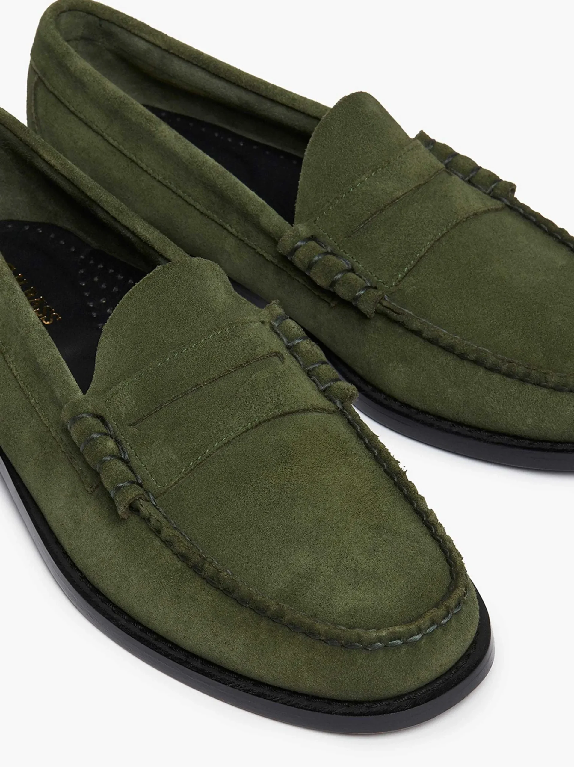 G.H.BASS Weejuns Larson Penny Loafers Dark Green Best Sale