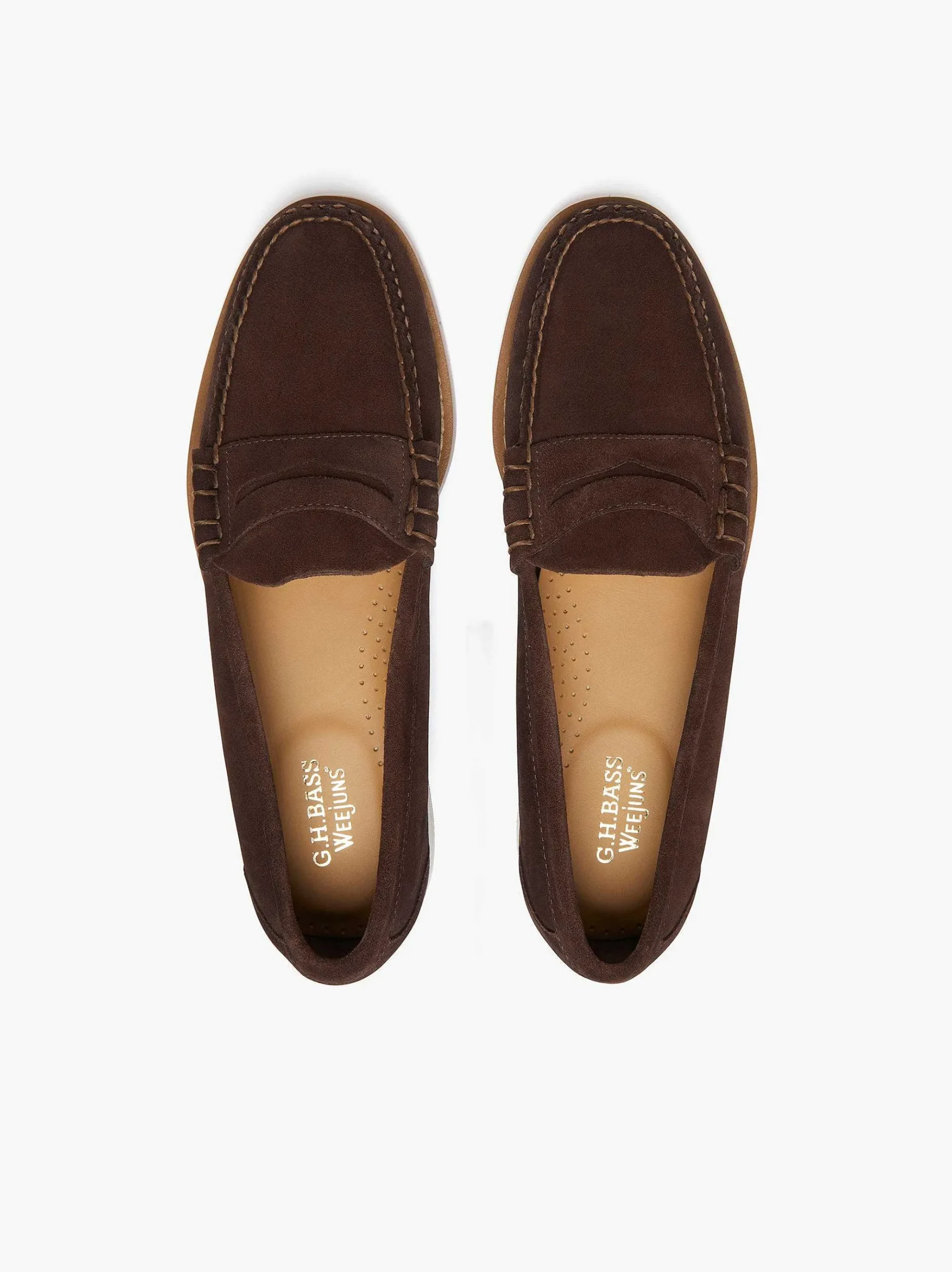 G.H.BASS Weejuns Larson Penny Loafers Dark Brown Store