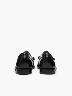 G.H.BASS Weejuns Larson Penny Loafers Black & White Online