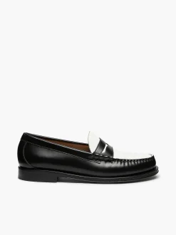 G.H.BASS Weejuns Larson Penny Loafers Black & White Online