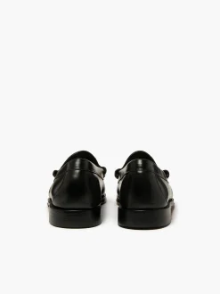 G.H.BASS Weejuns Larson Penny Loafers Zebra Print & Black Discount