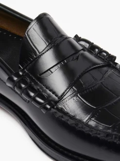 G.H.BASS Weejuns Larson Penny Loafers Black Online