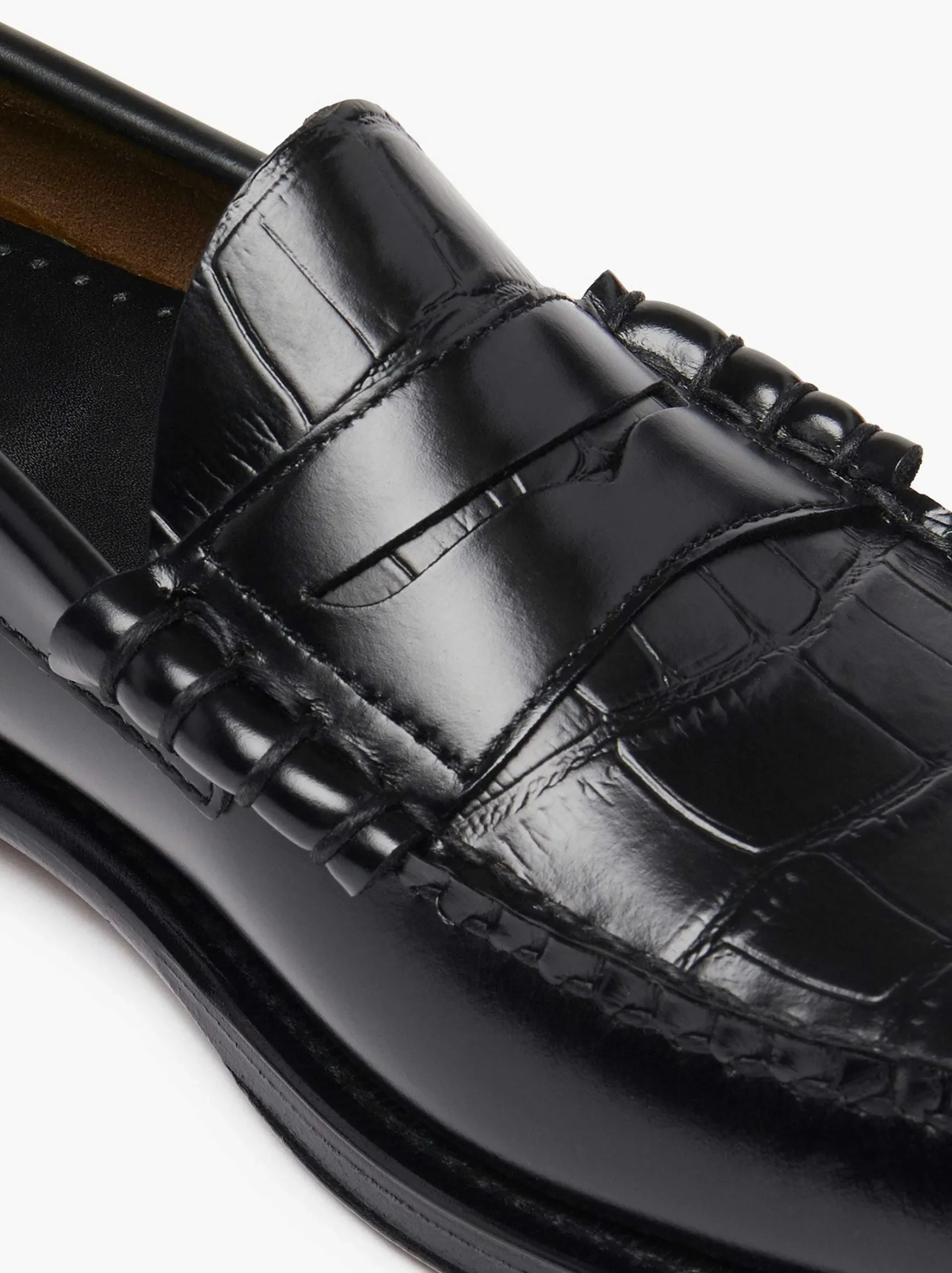 G.H.BASS Weejuns Larson Penny Loafers Black Online