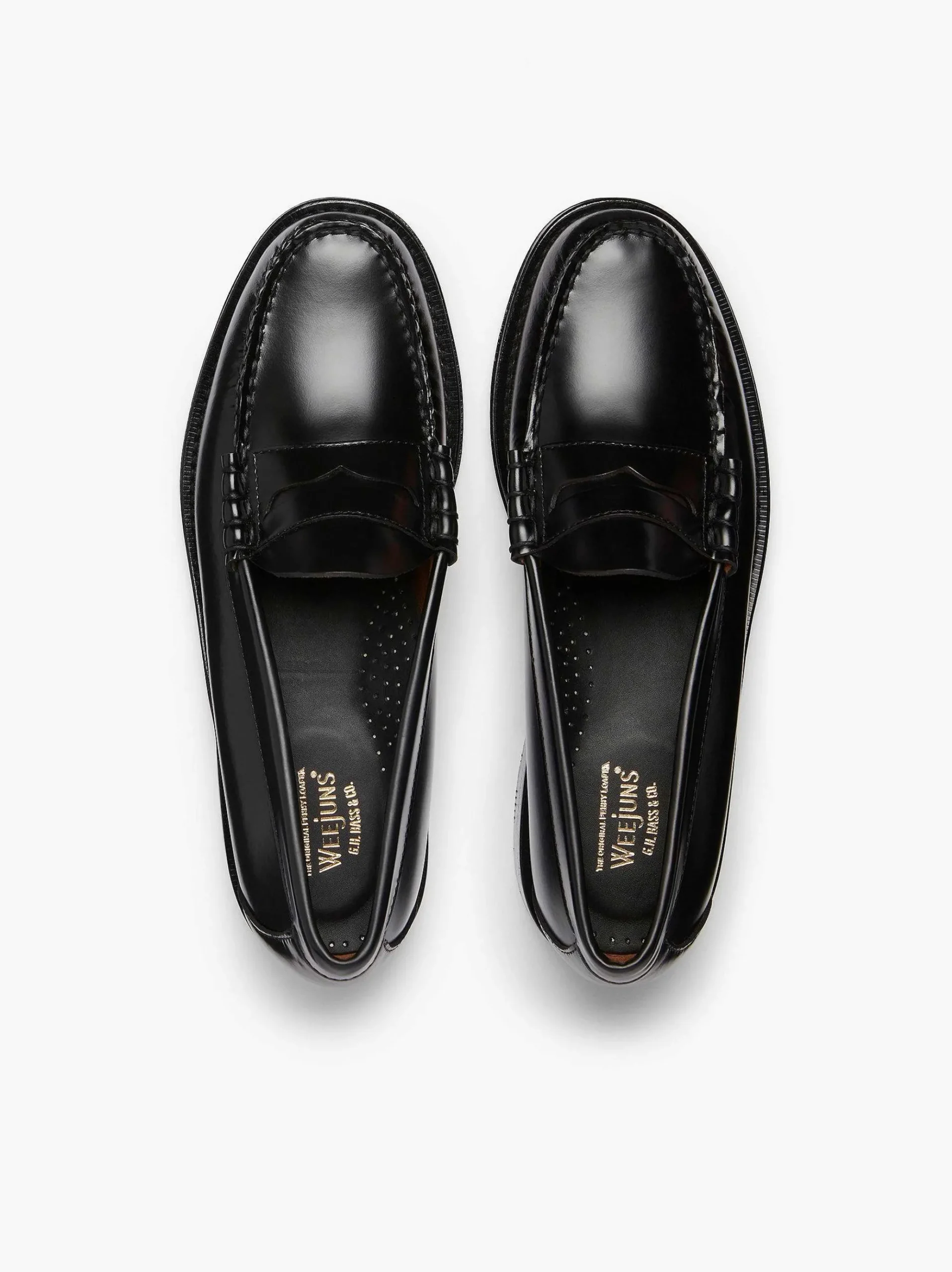 G.H.BASS Weejuns Larson Penny Loafers Black Best
