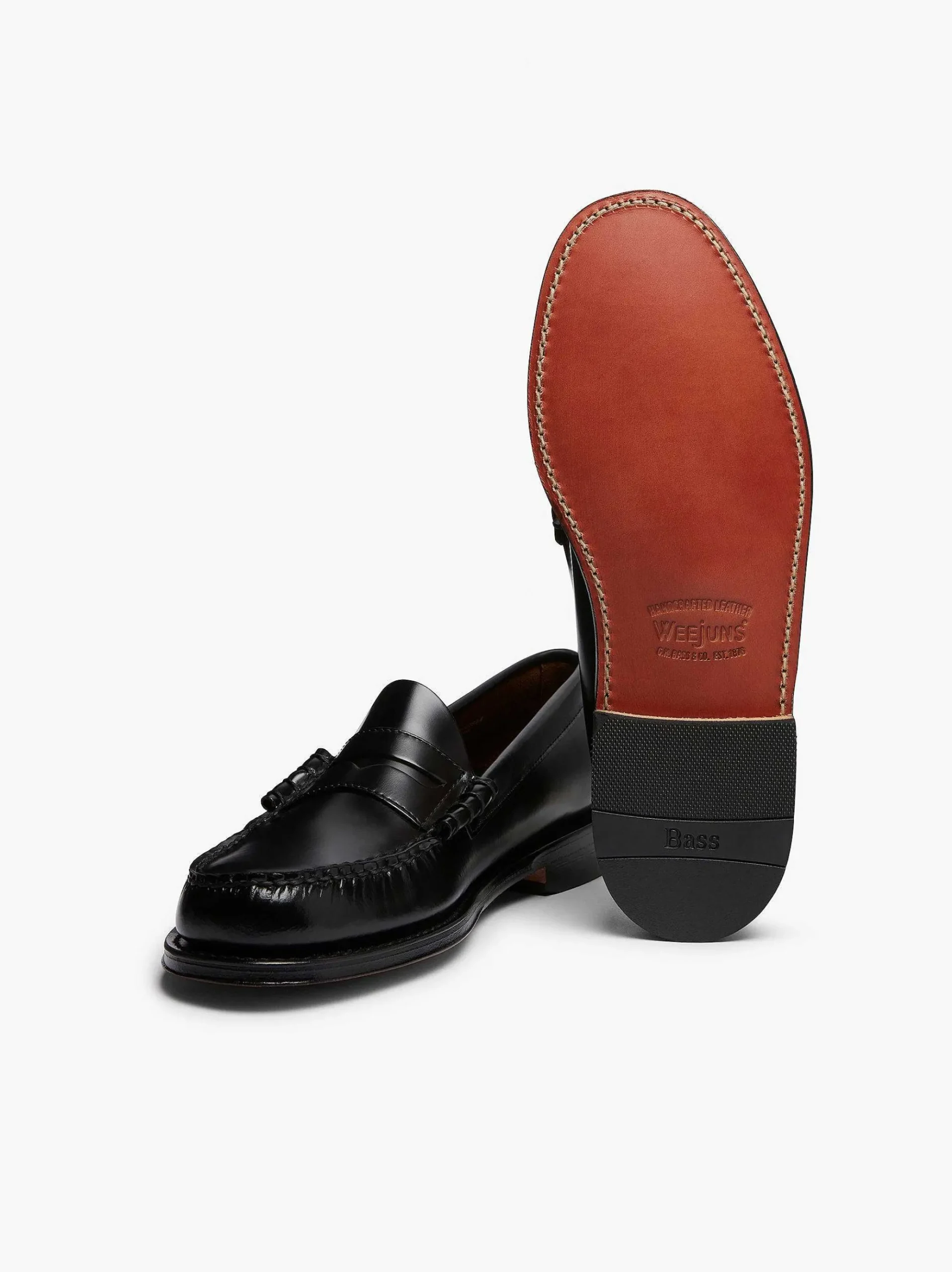 G.H.BASS Weejuns Larson Penny Loafers Black Best