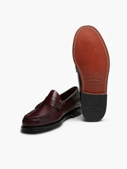 G.H.BASS Weejuns Larson Penny Loafers Wine New